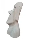 Ahşap Dekoratif Büst Heykeli Moai Totem