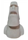 Ahşap Dekoratif Büst Heykeli Moai Totem