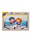 Ahşap Eğitici Puzzle Sporlar