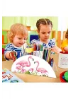 Ahşap Flamingo Masaüstü Kalemlik Kalem Kutusu Organizer