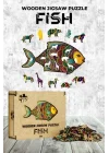 Ahşap Puzzle - Fish (182 parça)