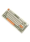 Ajazz Ak820 Max 8000mAh Batarya, Dinamik RGB, Hot-Swap 3 Modlu Mekanik Klavye Oyun Klavyesi, Bluetooth / 2.4g Kablosuz/Type-C Kablolu (AK820 Max - Cream Orange - Flying Fish Switch)
