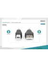 AK-300102-030-S 3 m USB 2.0 Yazıcı Kablosu