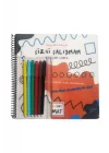 Akademi Çocuk Mini Set Çizgi Çalışmam Kalemli