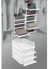 Akıllı Raf Midi 4LÜ Set BEYAZ
