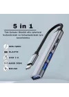 Akım Korumalı 5in1 Type-c to USB Çevirici Çoğaltıcı USB3.0 USB2.0 2xPD Hub Type-c Çoğaltıcı