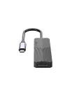 Aktif Hub USB-C 4ü 1 arada TDI HDMI 4K@30Hz, PD 55W, 1 Port USB 3.1, 1 Port USB 2.0