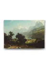 Albert Bierstadt - Lake Lucerne Tablosu - 75x50cm
