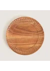 Alessandra Dekoratif Tabak 25x25x2cm Natural