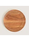 Alessandra Dekoratif Tabak 25x25x2cm Natural