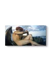 Alexandre Cabanel - Fallen Angel Kanvas Tablo 80 x 40