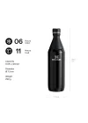 All Day Slim Soğuk Su Termosu 0.60 Litre - Siyah | Paslanmaz Çelik