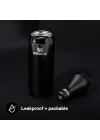 All Day Slim Soğuk Su Termosu 0.60 Litre - Siyah | Paslanmaz Çelik