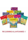 Allahın İsimlerini Öğreniyorum - 1 (10 Kitap Set İngilizce)