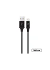 Alumicable XL Lightning Şarj ve Data Kablosu, Siyah, 2 m