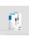 Alumicable XL Lightning Şarj ve Data Kablosu, Siyah, 2 m