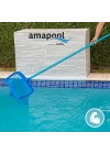 Amapool Deluxe Havuz Dip Kepçesi - İnce Gözenekli Derin Havuz Ağı