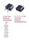 Amerikan - Türk Çevirici Adaptör