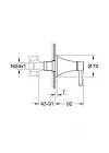 Ankastre Stop Valf Grandera Krom – 29420000