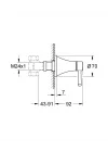 Ankastre Stop Valf Grandera Krom – 29420000