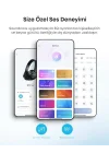 Anker Q20i kablosuz Bluetooth kulak üstü kulaklık, hibrit aktif gürültü önleme, ANC modunda 40 saat çalma süresi, yüksek çözünürlüklü ses, derin bas, uygulama ile kişiselleştirme (siyah)