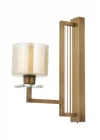 AP-60190-1E Eskitme Kaplama Aplik E27 Metal Kristal 15x32cm