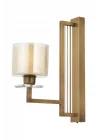 AP-60190-1E Eskitme Kaplama Aplik E27 Metal Kristal 15x32cm