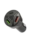 Apera BN72 55W Araç İçi Çakmaklık Hızlı Şarj Aleti PD Quick Charger 2 USB 1 Type-C Çıkış