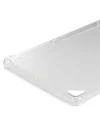 Apple ile uyumlu iPad 6 Air 2 Kılıf Tablet Nitro Anti Shock Silikon Kapak Renksiz