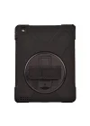 Apple iPad Mini 1 ile uyumlu Kılıf Defender Askılı Zırhlı Tank Case Siyah