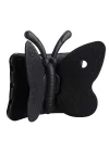 Apple iPad Mini 4 ile uyumlu Kılıf Kelebek Desen Case A1538 A1550 Sarı
