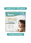 Aqua Soft Touch Bebek Islak Havlu 3 Paket 180 Yaprak