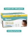 Aqua Soft Touch Bebek Islak Havlu 6 Paket 360 Yaprak