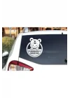 Arabada Bebek Var Araba Cam Sticker 24X28Cm