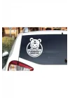 Arabada Bebek Var Araba Cam Sticker 24X28Cm