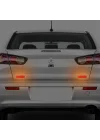 ARAÇ Uyarıcı Reflektif İkaz Sticker 4lü 11x3 cm