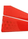 ARAÇ Uyarıcı Reflektif İkaz Sticker 4lü 11x3 cm