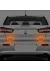 ARAÇ Uyarıcı Reflektif İkaz Sticker 4lü 11x3 cm