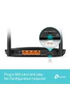Archer MR600, 4G+ Cat6 AC1200 Mbps Wireless Dual-Band Gigabit Router, 4G/3G SIM Yuvası, MU-MIMO Teknolojisi, Yapılandırma Gerektirmez, Konuk Ağı ve Ebeveyn Kontrolü Desteği