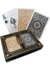 Arrow, Poker Boyu, Jumbo Endeks, Siyah & Altın Sarısı, Çift Deste