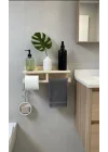 artmoble dekorasyon ahşap sabunluk ve tuvalet kağıtlığı