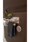 artmoble dekorasyon ahşap sabunluk ve tuvalet kağıtlığı