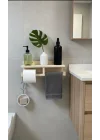 artmoble dekorasyon ahşap sabunluk ve tuvalet kağıtlığı