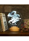 Astronot, Kozmonot, Astronot Hediyesi, Uzay Hediyesi, Kişiye Özel 3D Led Lamba