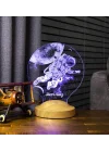 Astronot, Kozmonot, Astronot Hediyesi, Uzay Hediyesi, Kişiye Özel 3D Led Lamba