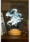 Astronot, Kozmonot, Astronot Hediyesi, Uzay Hediyesi, Kişiye Özel 3D Led Lamba