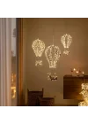 Asu Led Işıklı Balon Dekor 60 cm Altın