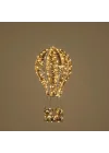 Asu Led Işıklı Balon Dekor 60 cm Altın
