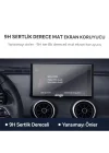 Audi Q2 9 İnç İle Uyumlu Mat Ekran Koruyucu Multimedya 9H Nano