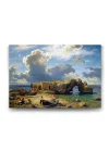 August Leu - Baie Marina Piccola Tablosu - 125x80cm
